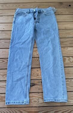 Everlane NWT Women’s The Rigid Slouch Relaxed Straight Jeans Size 25 Blue RTR